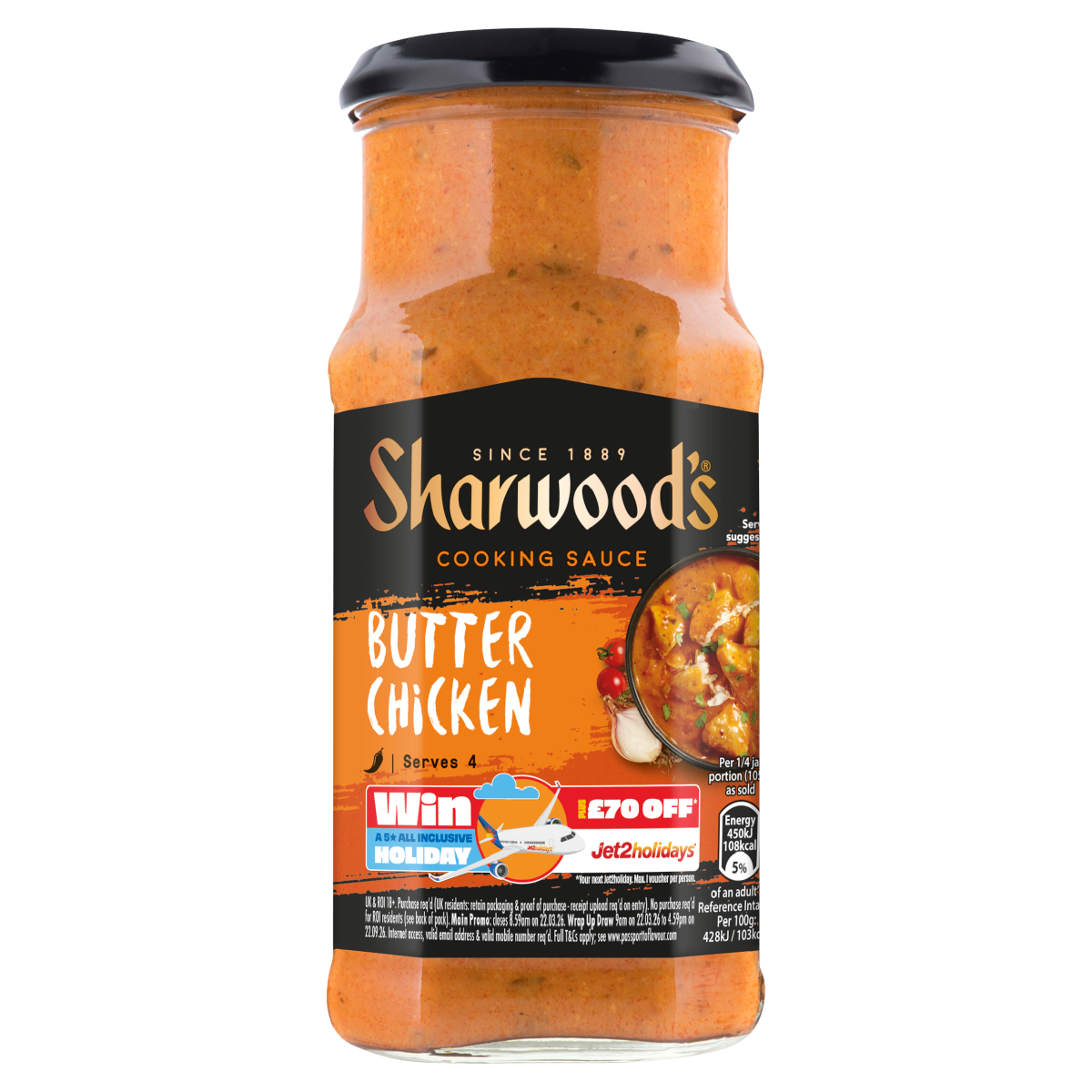 Sharwood’s Butter Chicken Cooking Sauce 420g