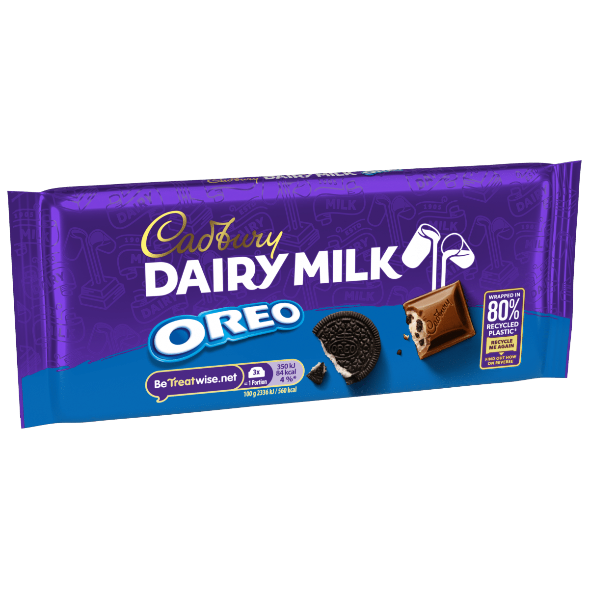 Cadbury Dairy Milk Oreo Chocolate Bar 120g