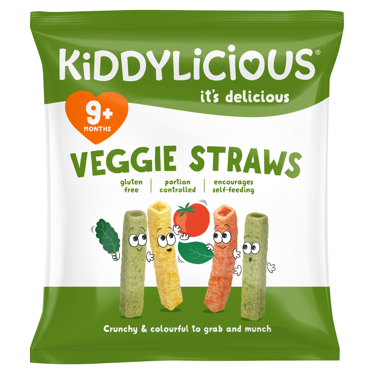 Kiddylicious Veggie Straws 9+ Months 12g