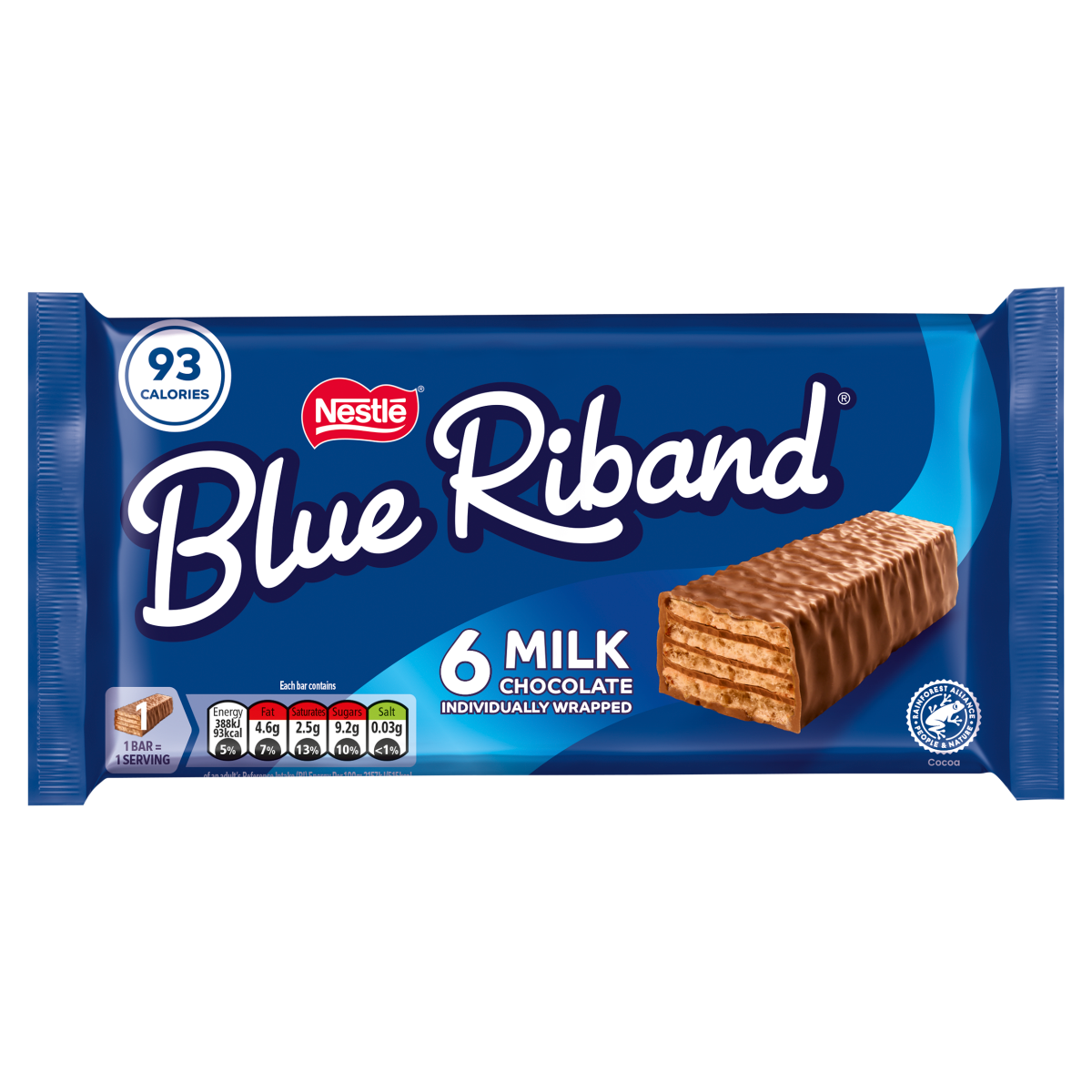 Blue Riband Milk Chocolate 6 x 18g (108g)