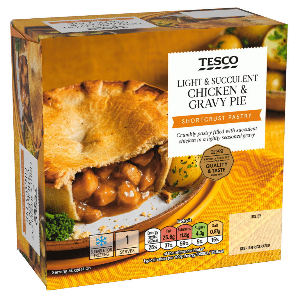 Tesco Chicken & Gravy Pie 200g