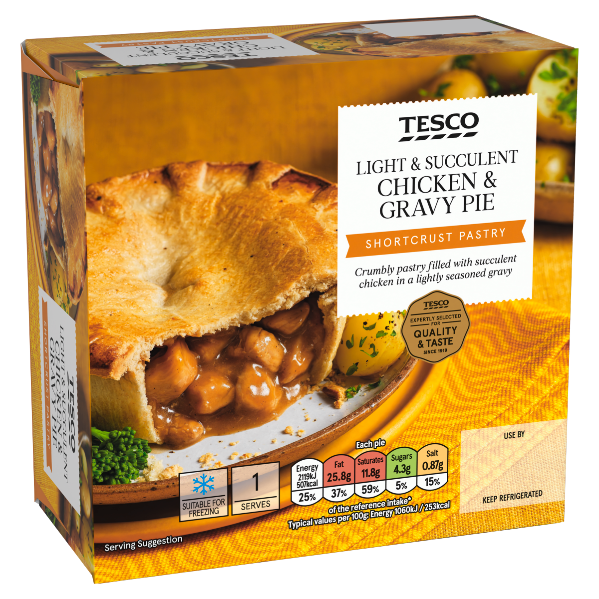 Tesco Chicken & Gravy Pie 200g