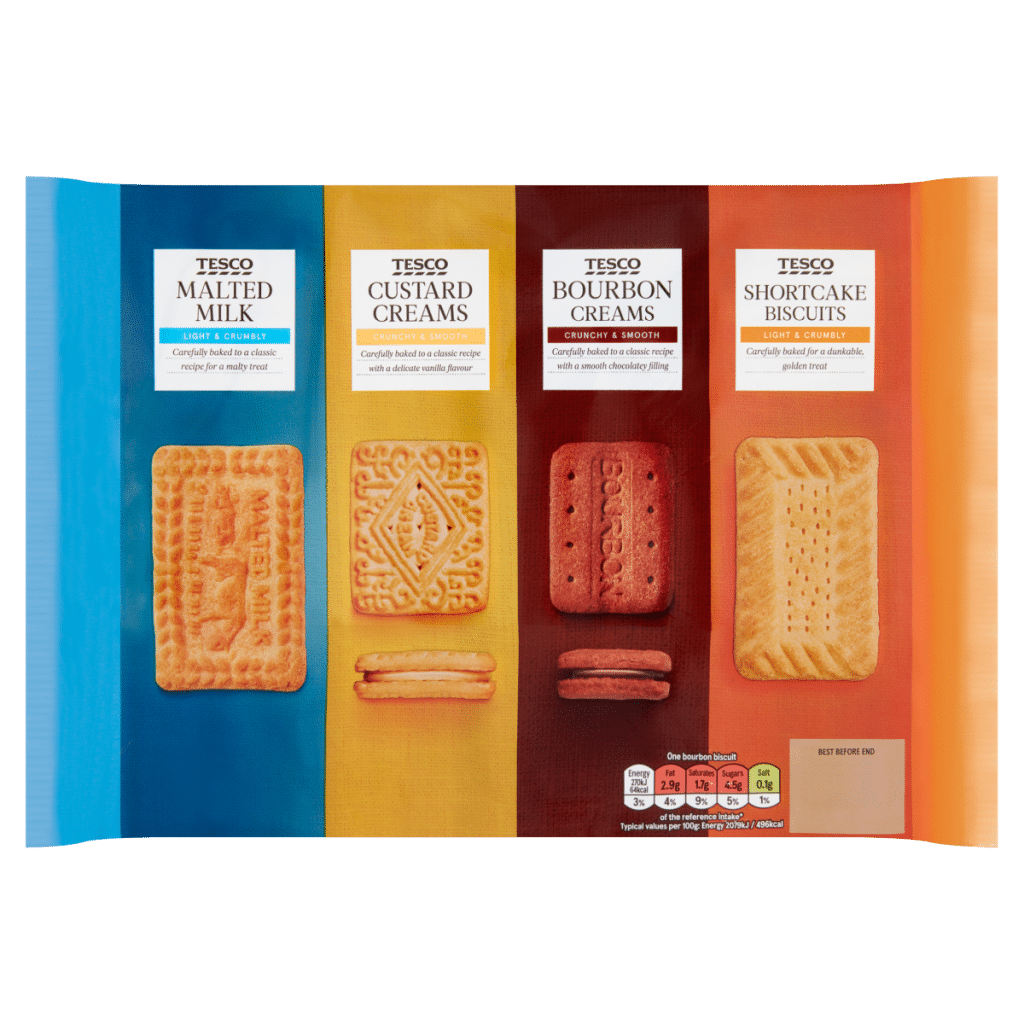 Tesco Variety Pack Biscuits 700g