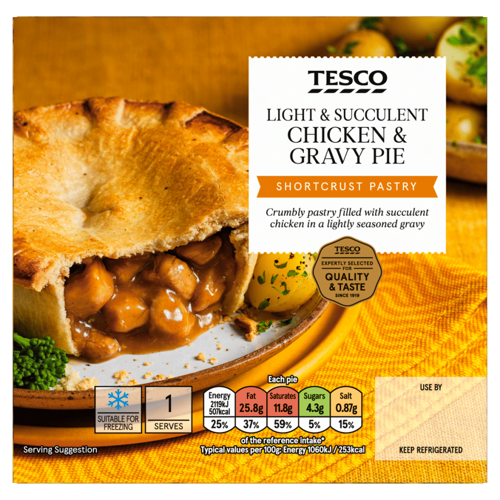 Tesco Chicken & Gravy Pie 200g