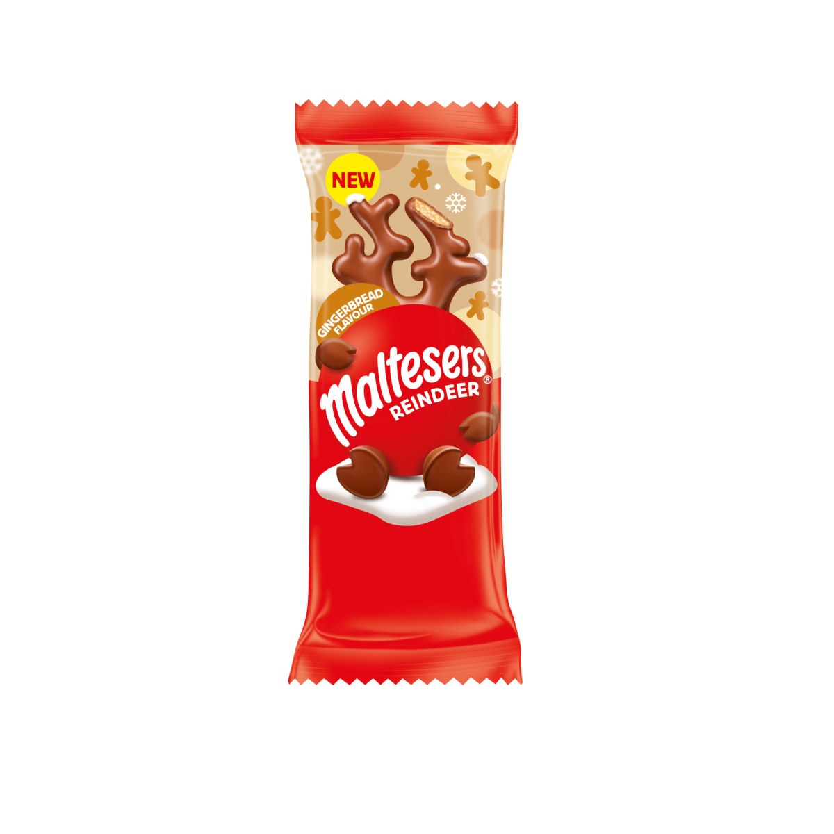 Maltesers Reindeer Gingerbread Chocolate Christmas Treat 29g