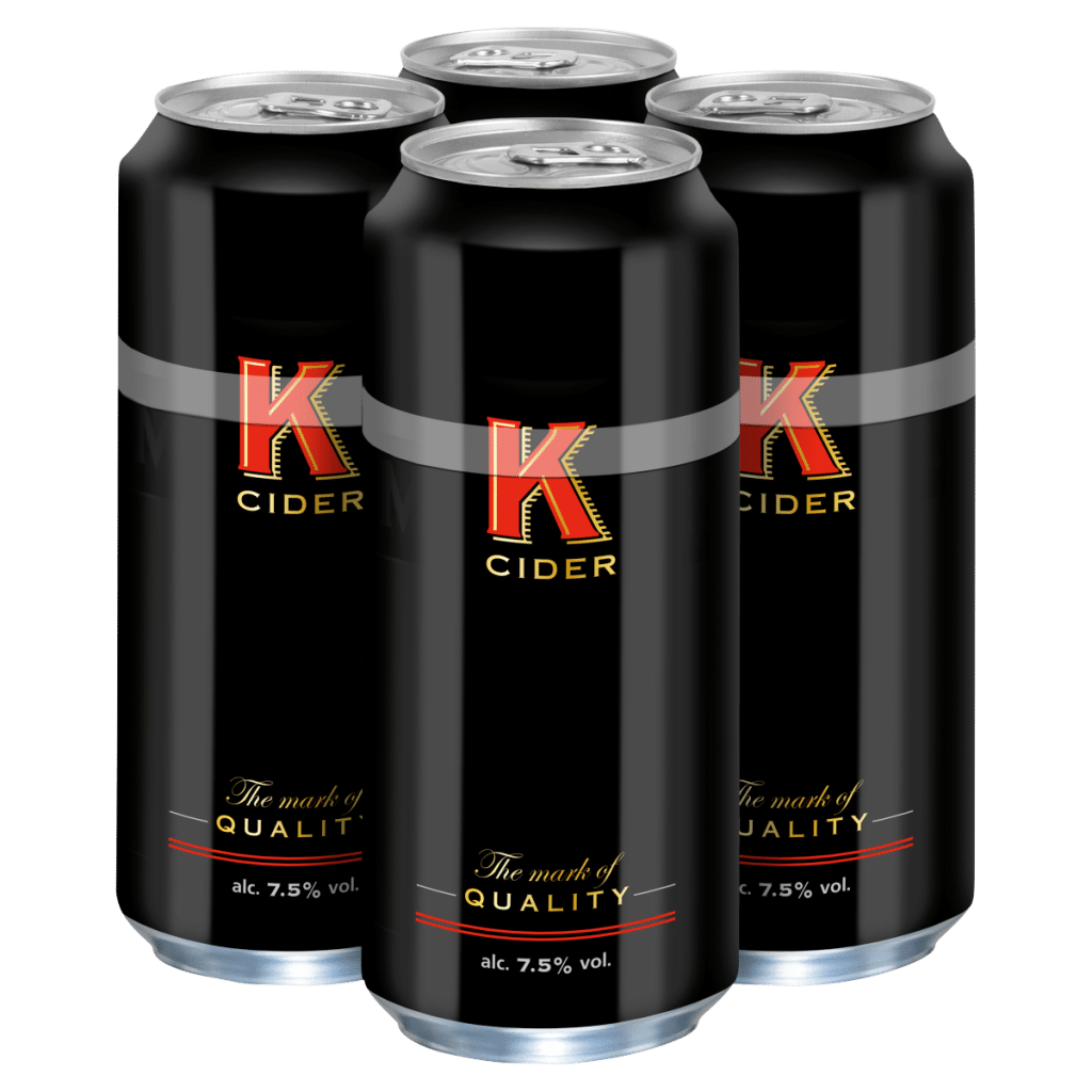K Cider Cans 4 x 500ml
