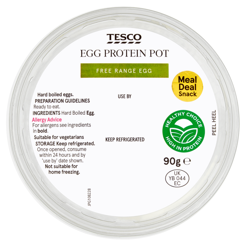 Tesco Egg Protein Pot Meal Deal Snack 90g