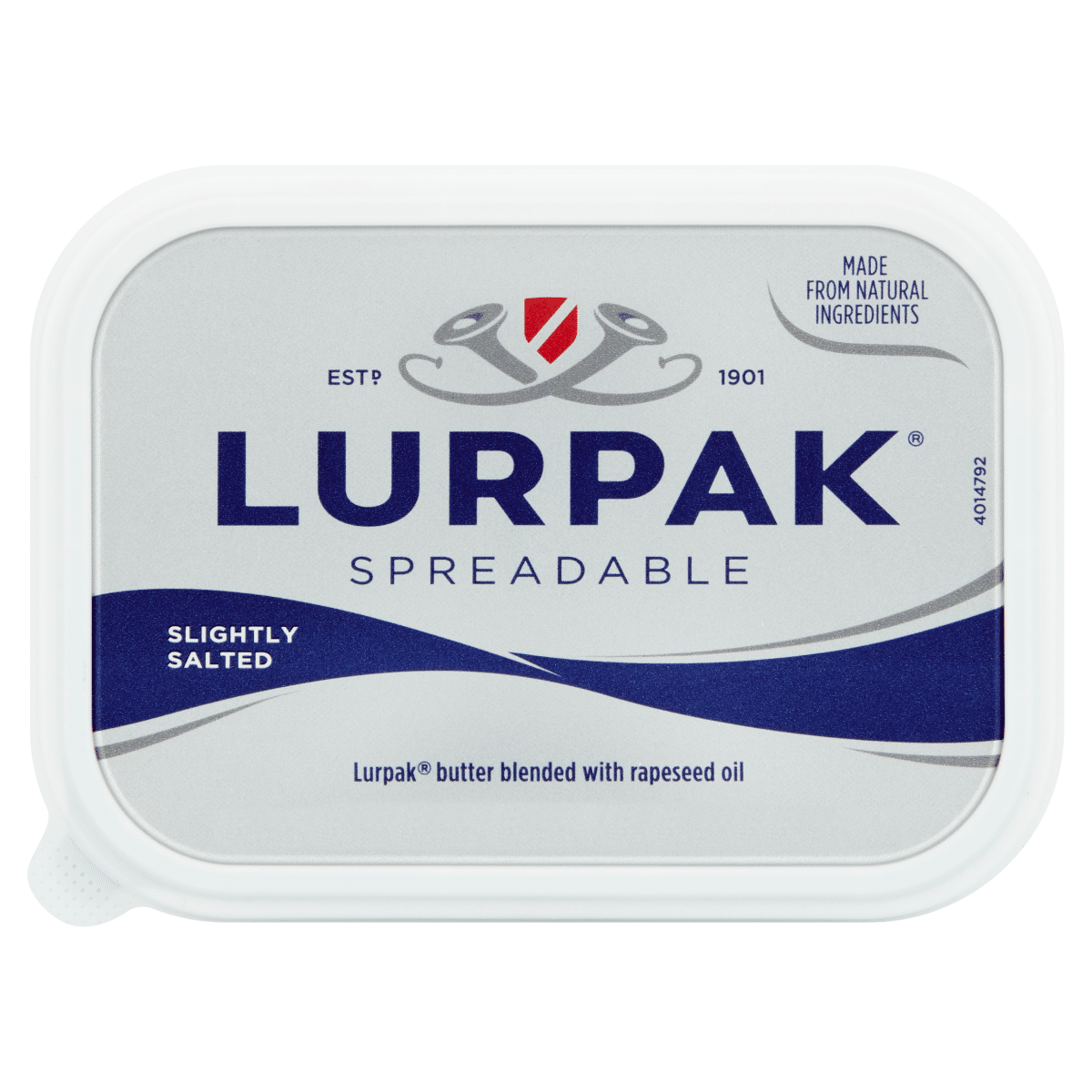 Lurpak Spreadable Slightly Salted Butter Blended with Rapeseed Oil 500g
