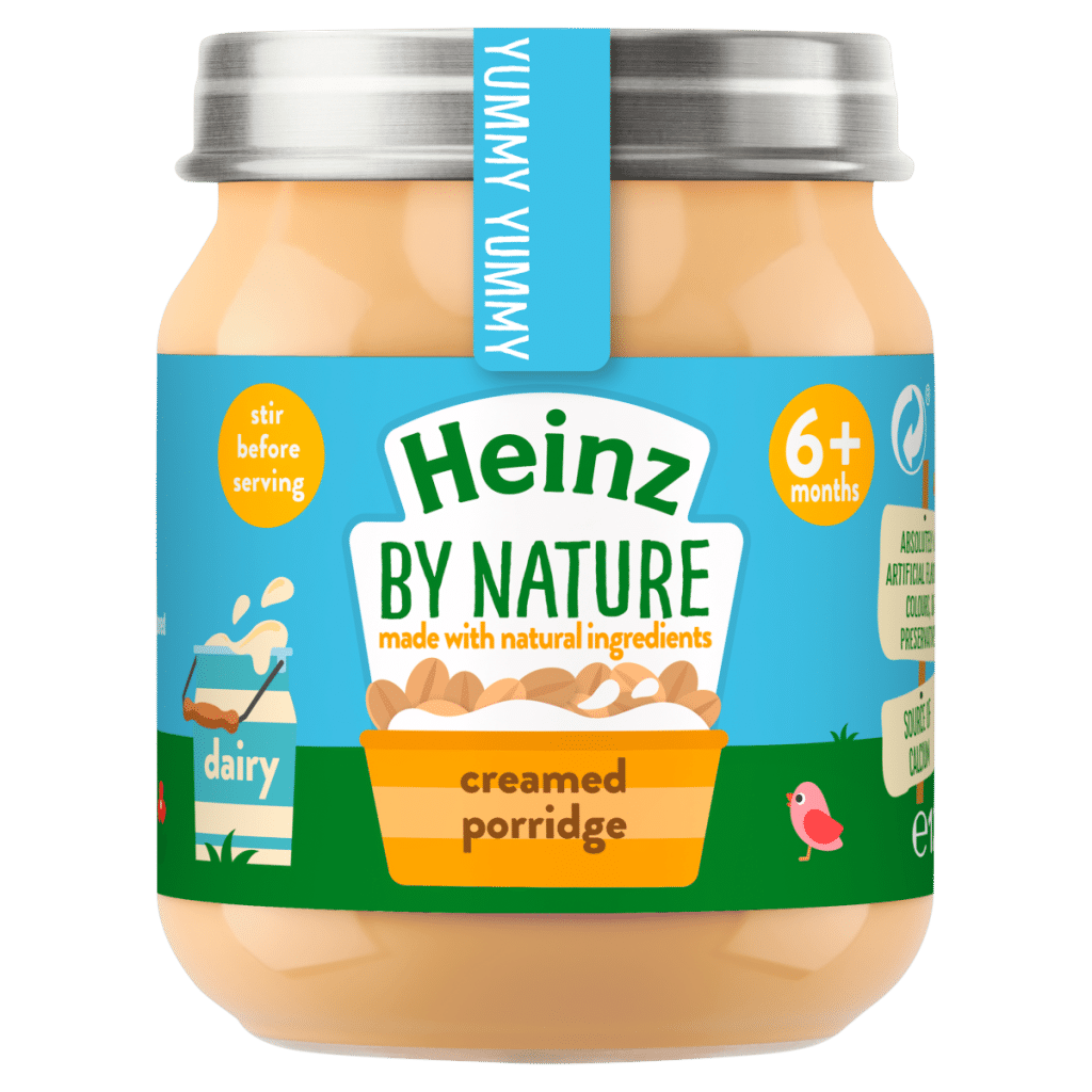 Heinz Creamy Porridge Baby Food Jar 120g