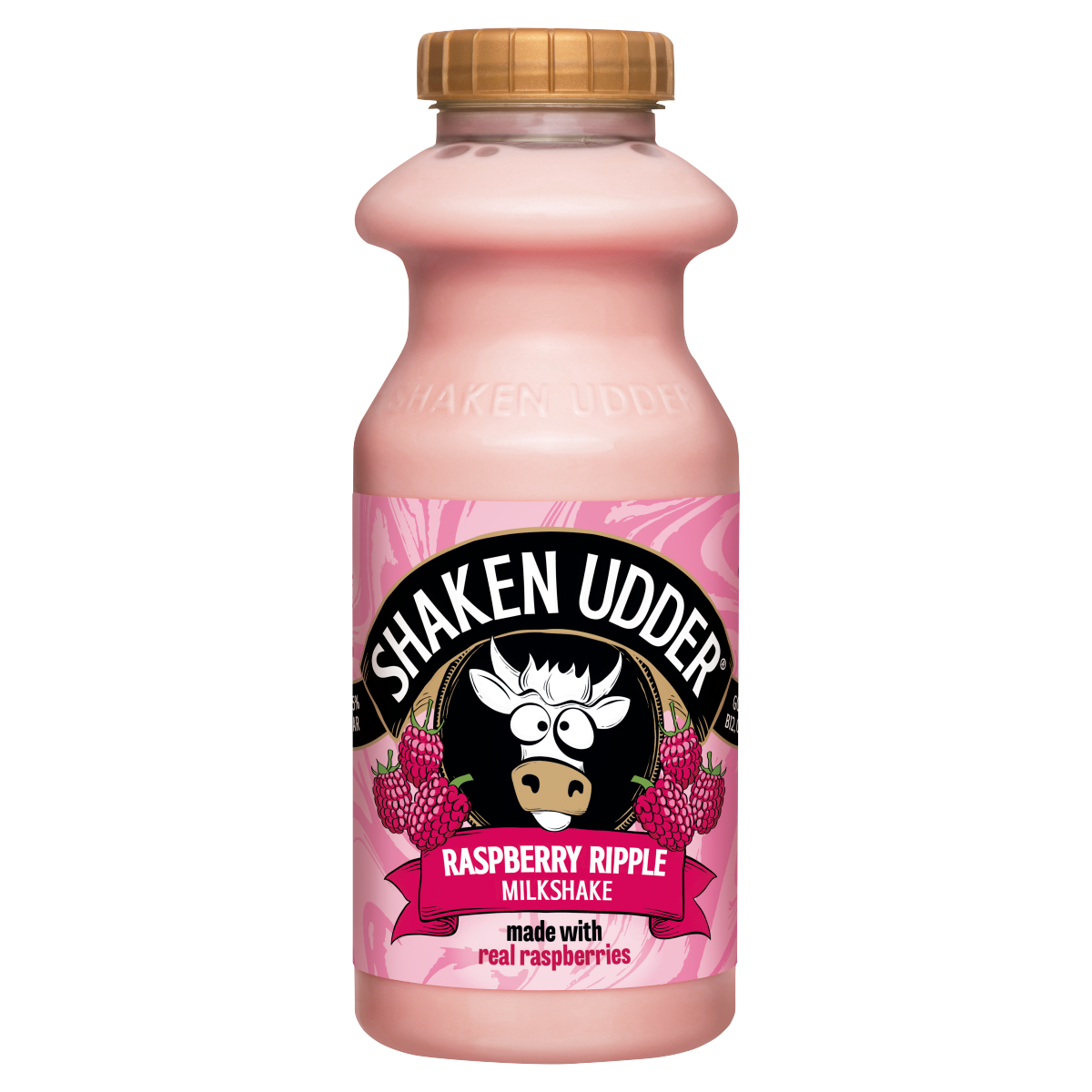 Shaken Udder Raspberry Ripple Milkshake 330ml