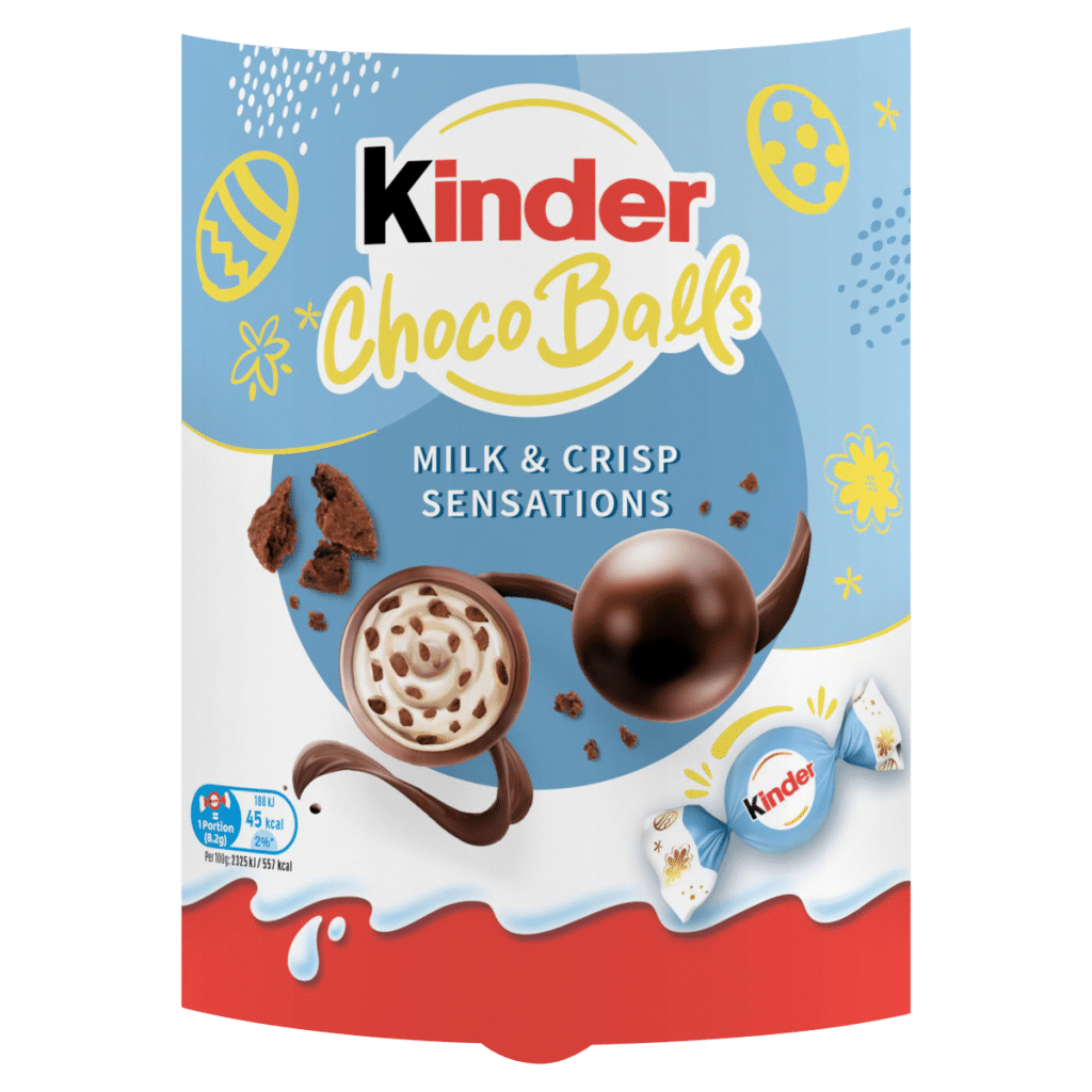 Kinder 11 Choco Balls Milk & Crisp Sensations 90g