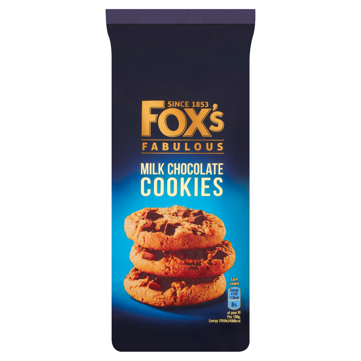 Fox’s Fabulous Milk Chocolate Cookies 180g