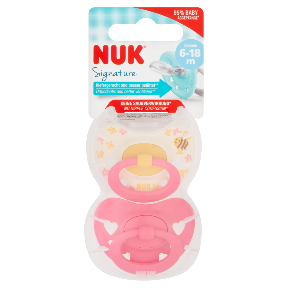 NUK Signature Silicone 6-18m