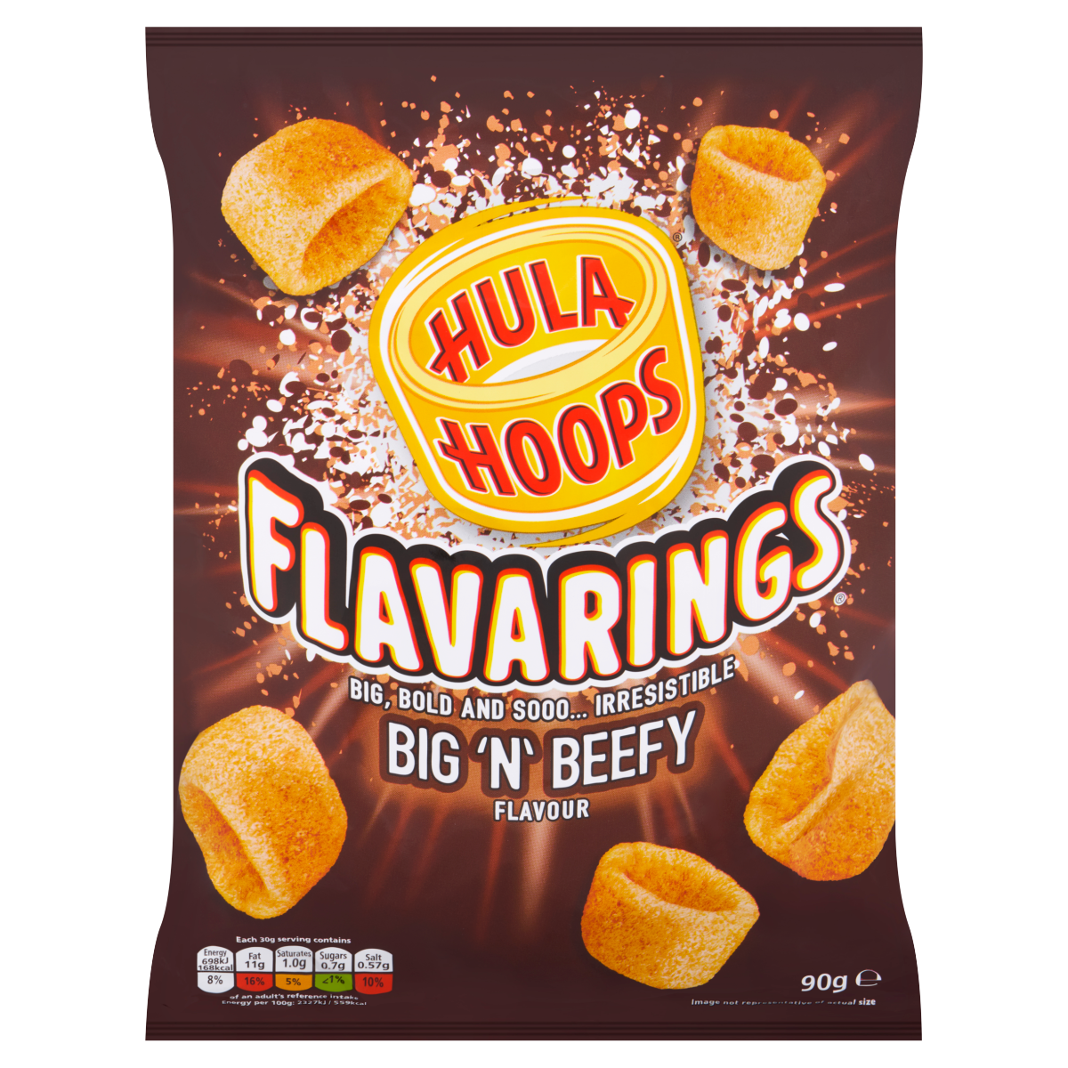 Hula Hoops Flavarings Big ‘N’ Beefy Flavour 90g