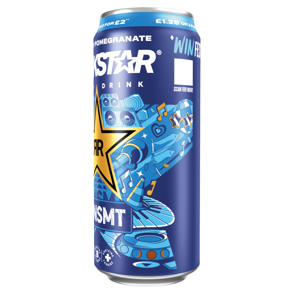 Rockstar Blueberry Pomegranate Energy Drink 500ml