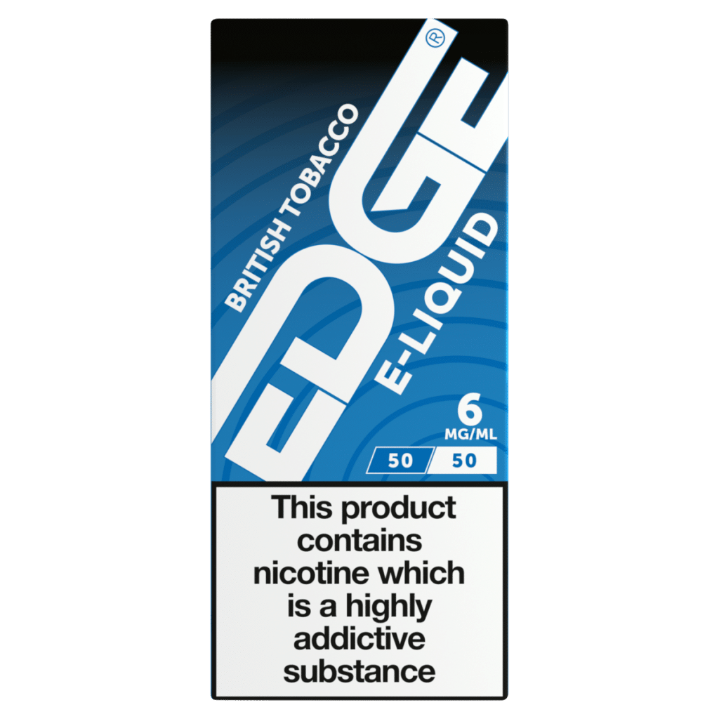 Edge British Tobacco E-Liquid 6mg/ml 10ml