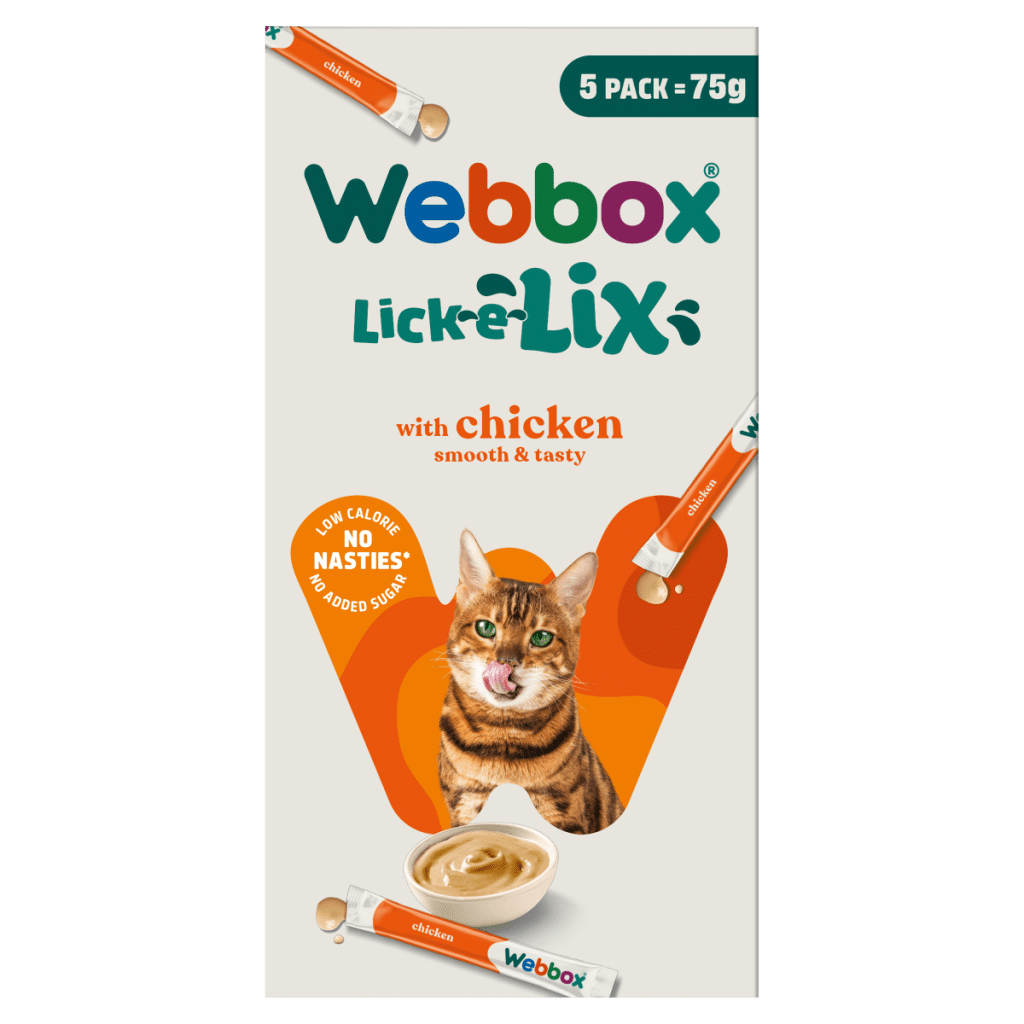 Webbox Lick-e-Lix with Chicken 5 x 15g (75g)