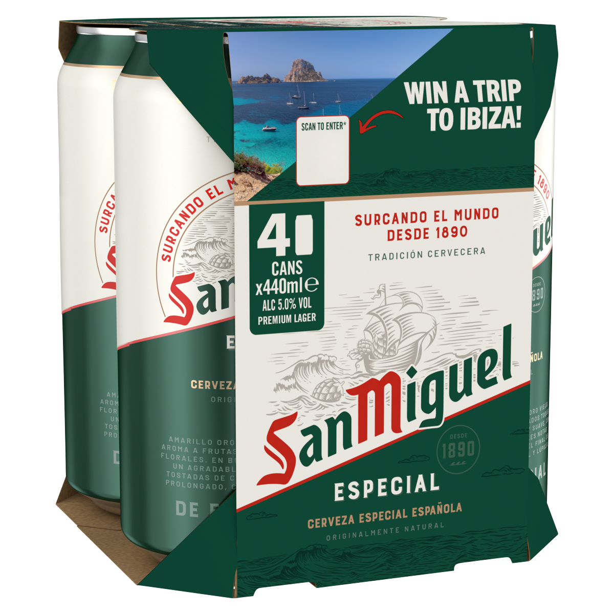 San Miguel Especial Premium Lager 4 x 440ml