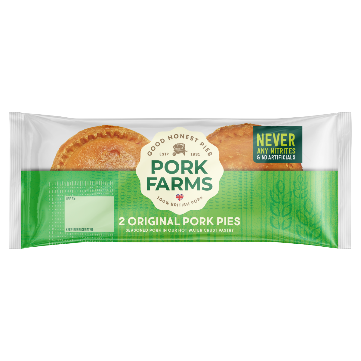 Pork Farms 2 Original Pork Pies 130g