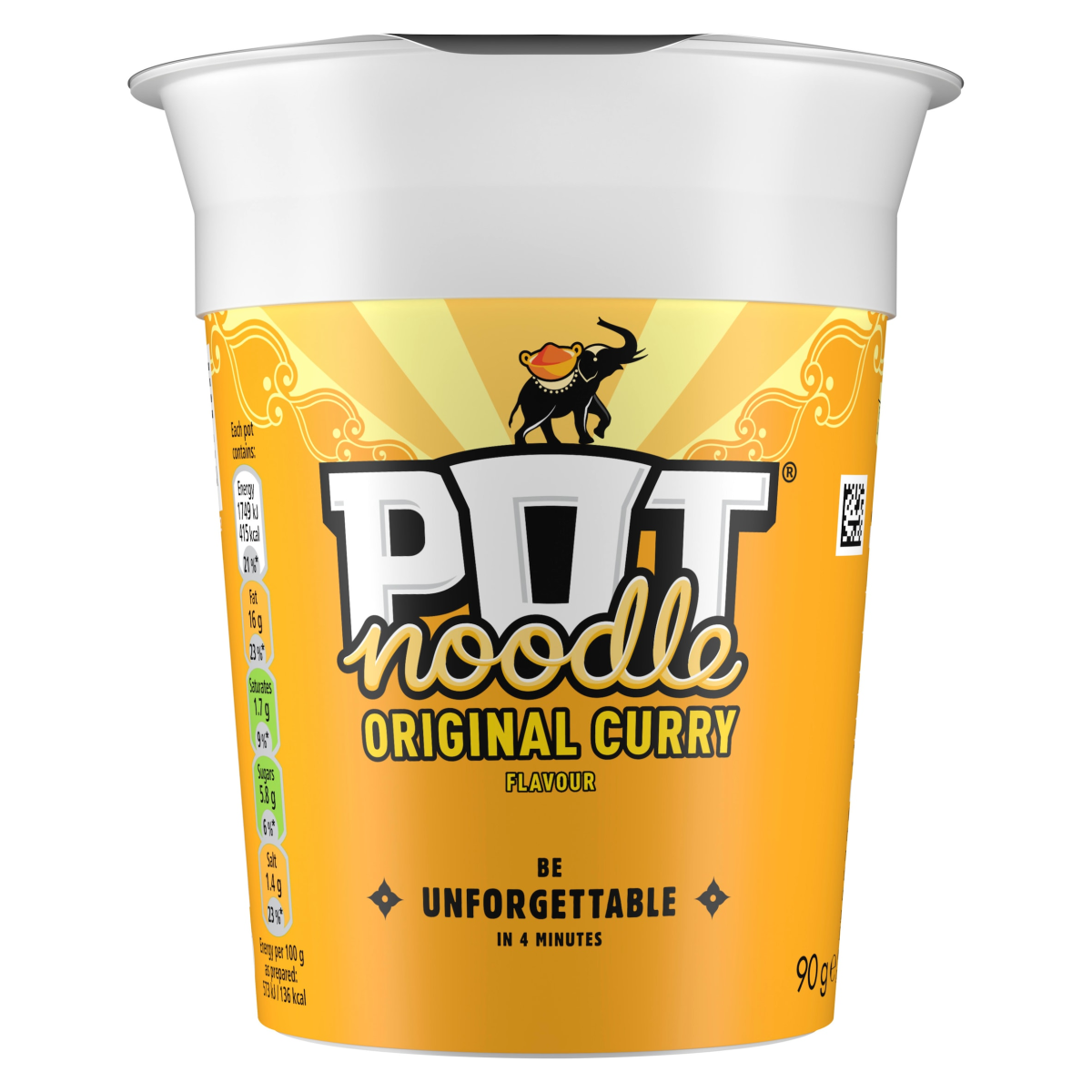 Pot Noodle Original Curry Instant Noodles 90 g