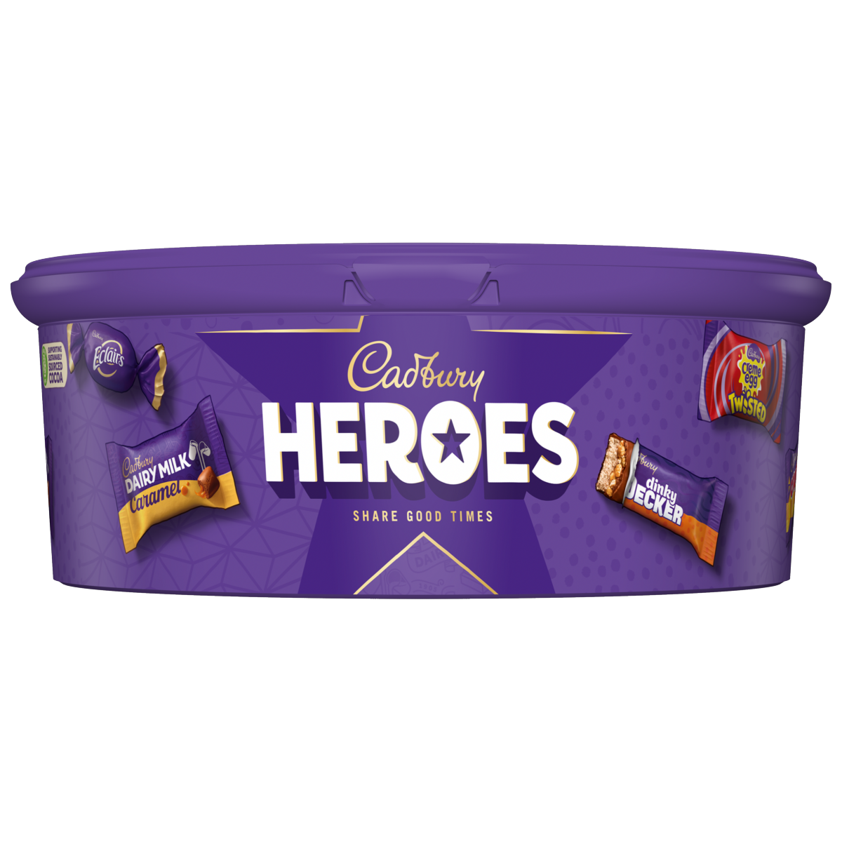Cadbury Heroes Chocolate Assortment Sharing Tub 550 g