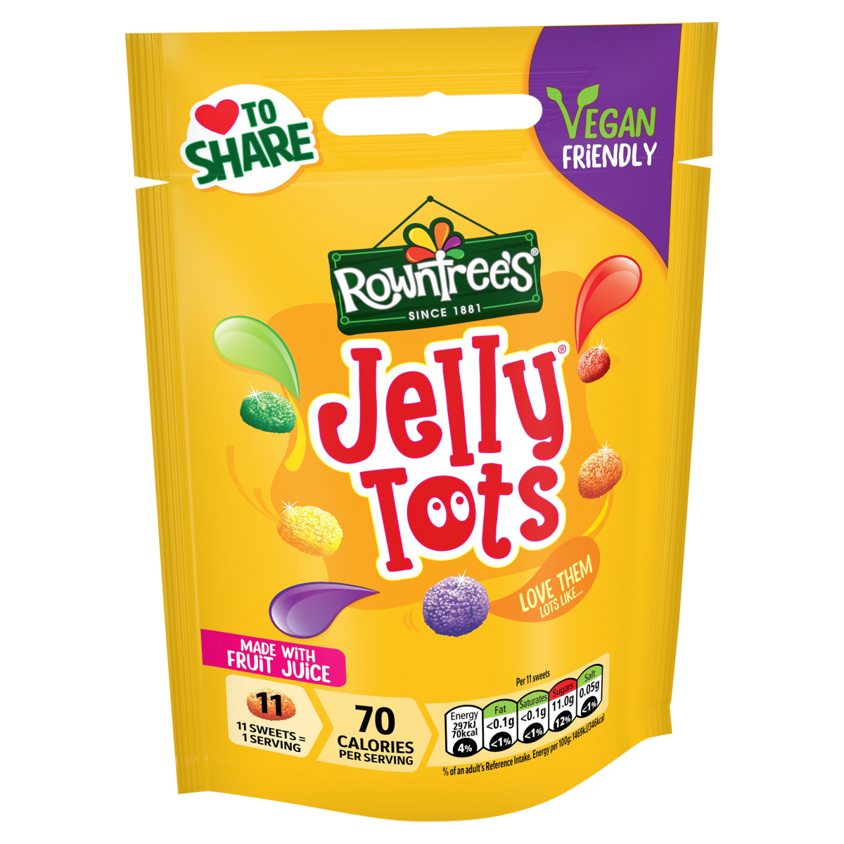 Rowntree’s Jelly Tots 150g