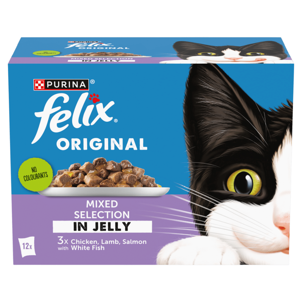 FELIX Original Mixed Selection in Jelly Wet Cat Food 12x85g