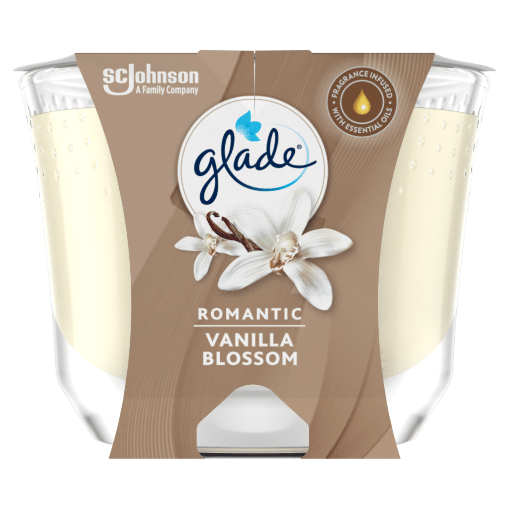 Glade Large Scented Candle Vanilla Blossom 204g