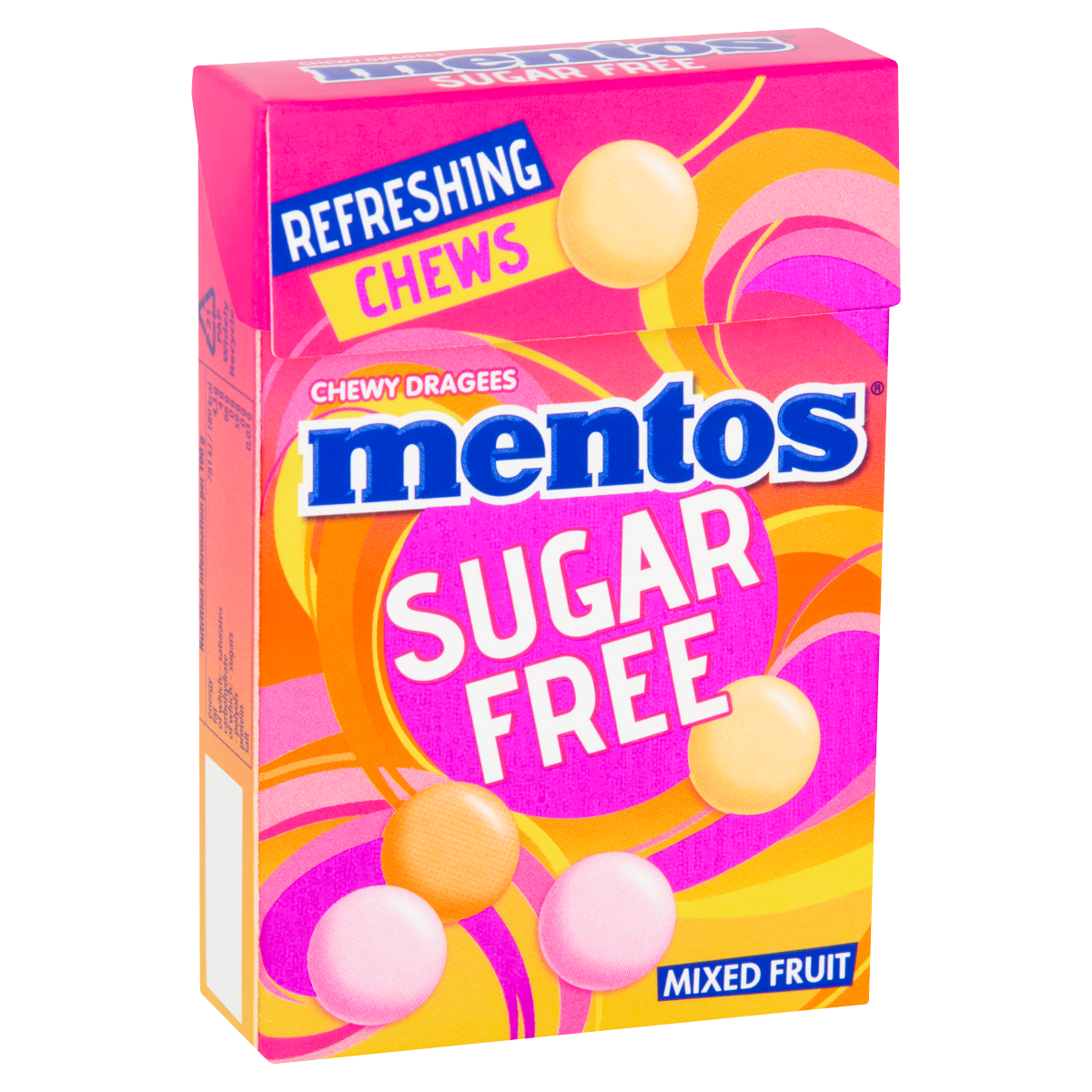Mentos Chewy Dragees Sugar Free Mixed Fruit 45g