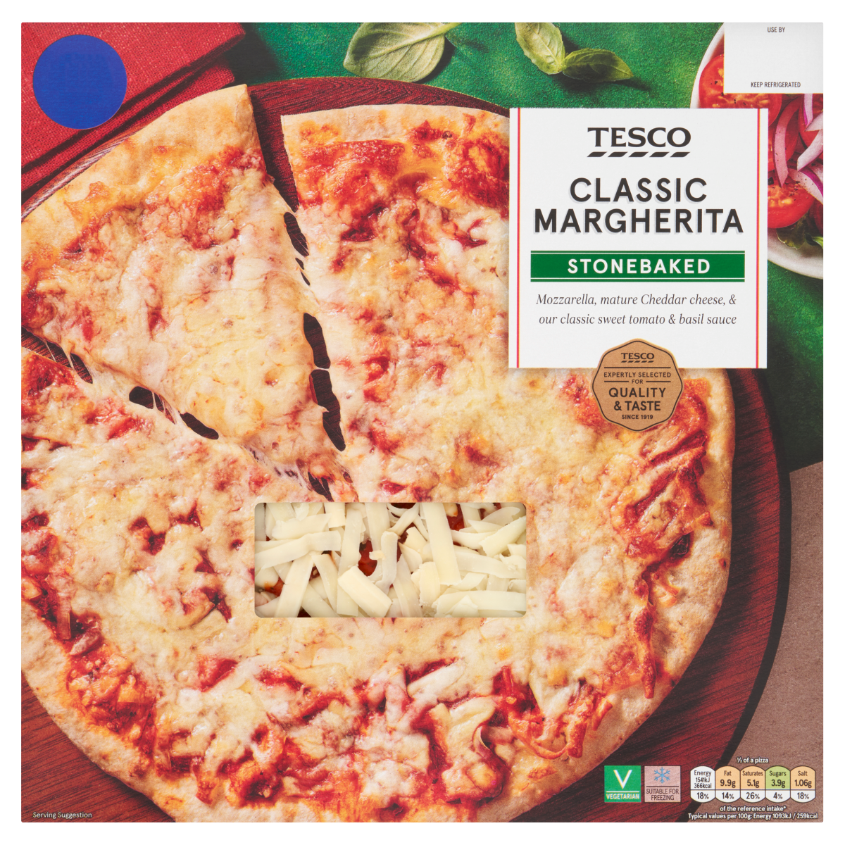 Tesco Stonebaked Classic Margherita 306g