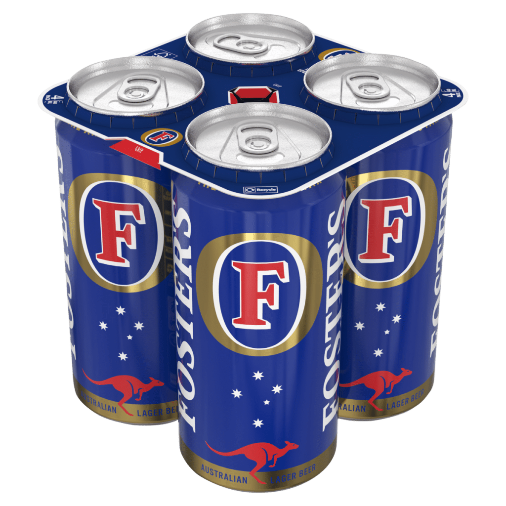 Foster’s Australian Lager Beer Can 4 x 440ml