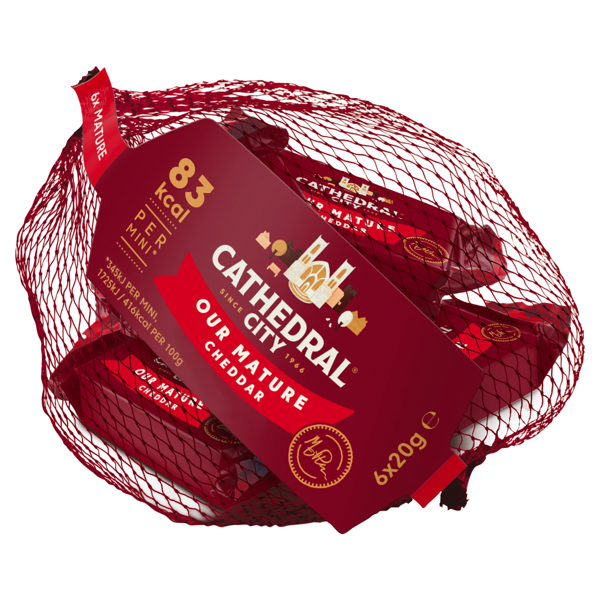 Cathedral City Our Mature Cheddar 6 x 20g