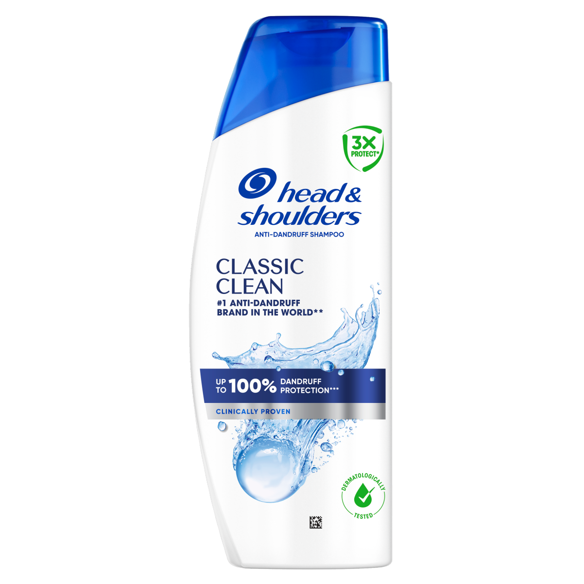 Head & Shoulders Classic Clean Anti-Dandruff Shampoo 250ml. Works against Dandruff, Oil and Itch