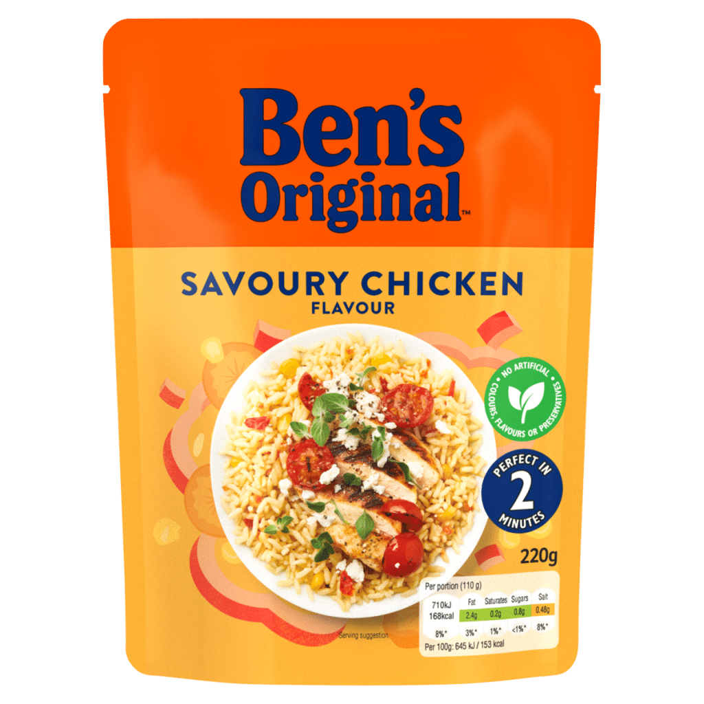 Ben’s Original Savoury Chicken Microwave Rice 220g