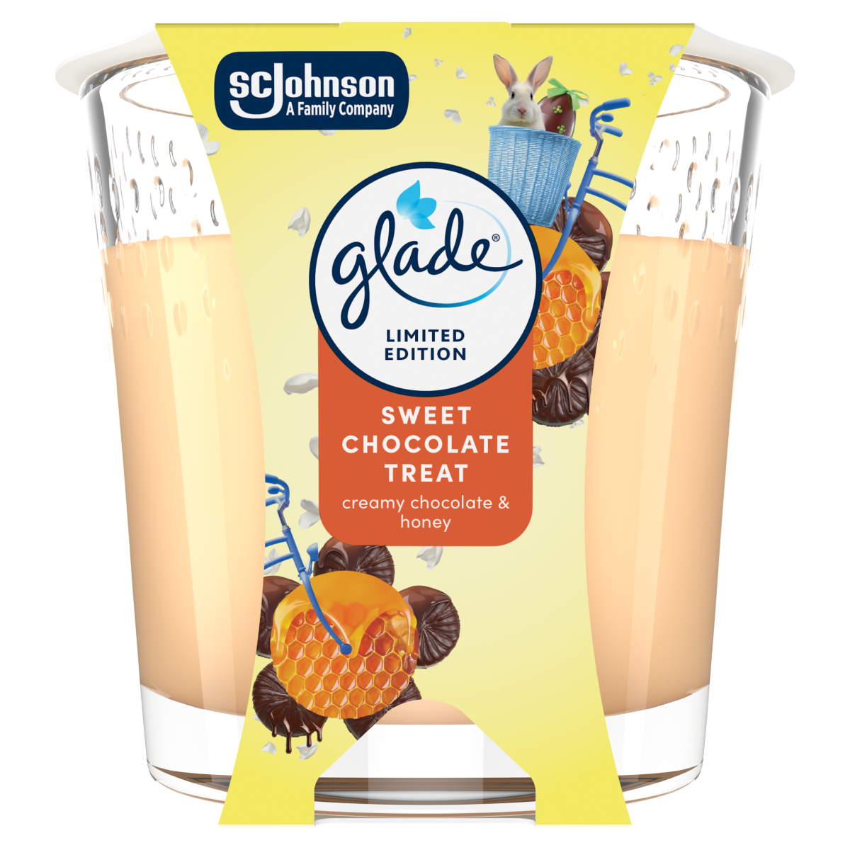 Glade Scented Candle Sleeved Sweet Chocolate Treat 112g