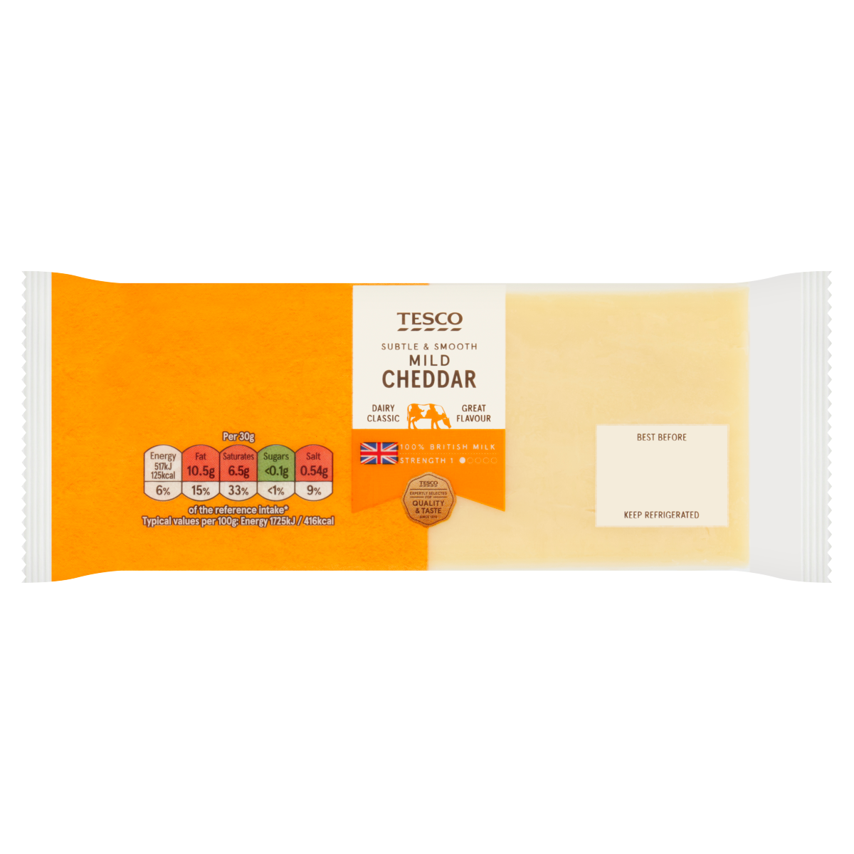 Tesco Mild Cheddar 400g