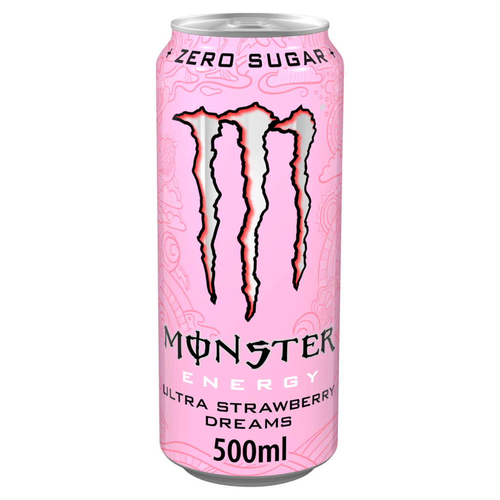 Monster Energy Drink Ultra Strawberry Dreams Zero Sugar 500ml