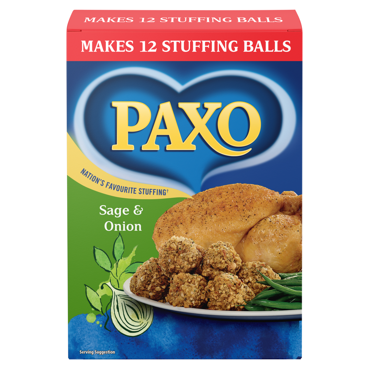 Paxo Sage & Onion Stuffing Mix 170g