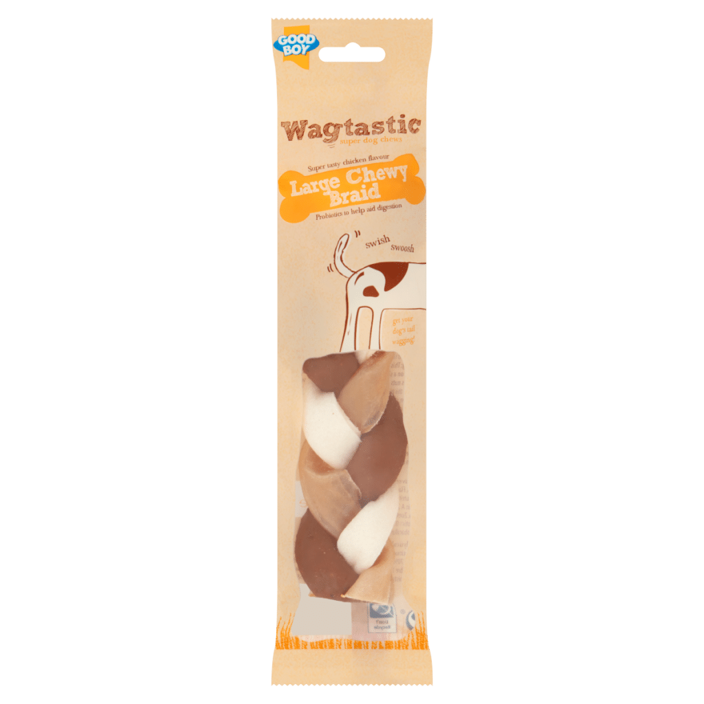 Good Boy Wagtastic Large Chewy Braid 80g
