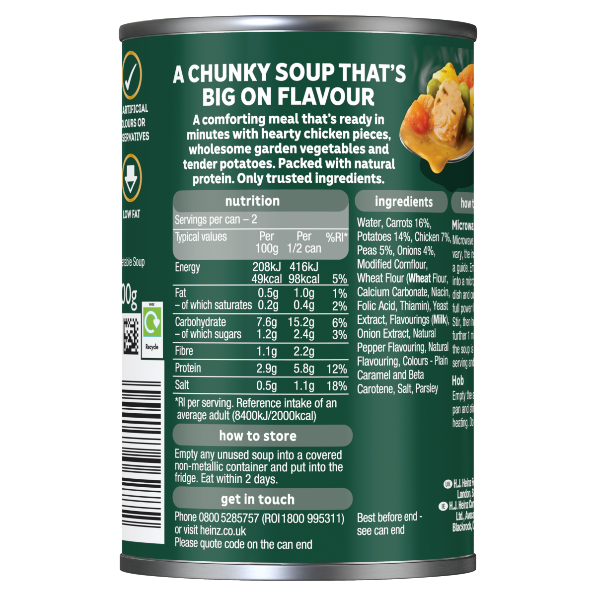 Heinz BIG SOUP Chunky Chicken and Vegetable 400g