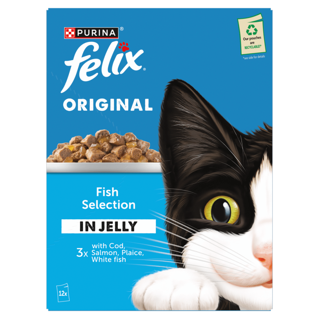 FELIX Original Fish Selection in Jelly Wet Cat Food 12x85g