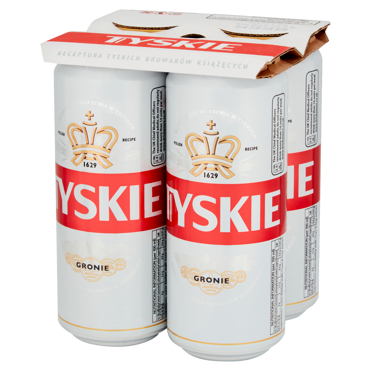 Tyskie 4 x 500ml