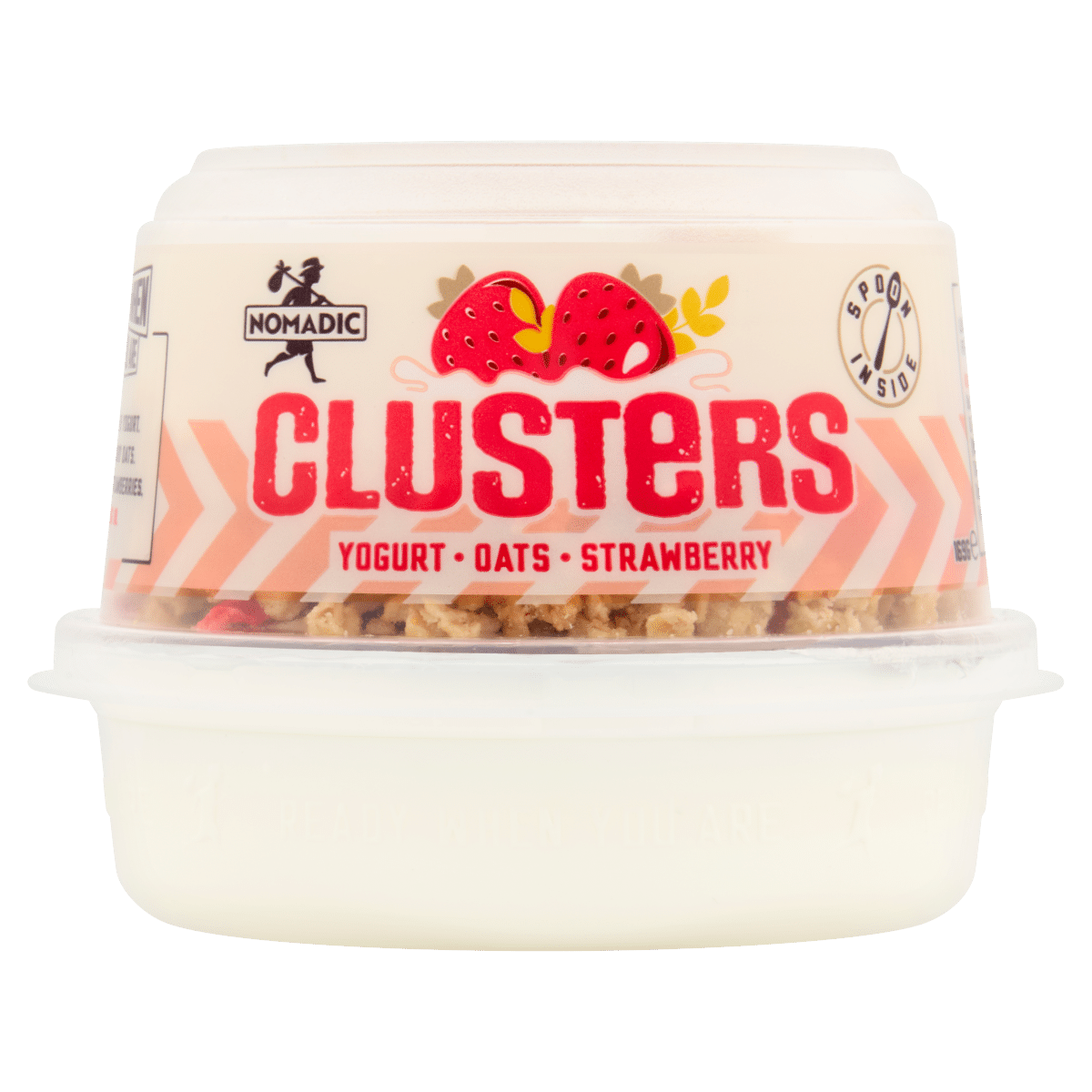 Nomadic Clusters Yogurt & Oats & Strawberry 169g