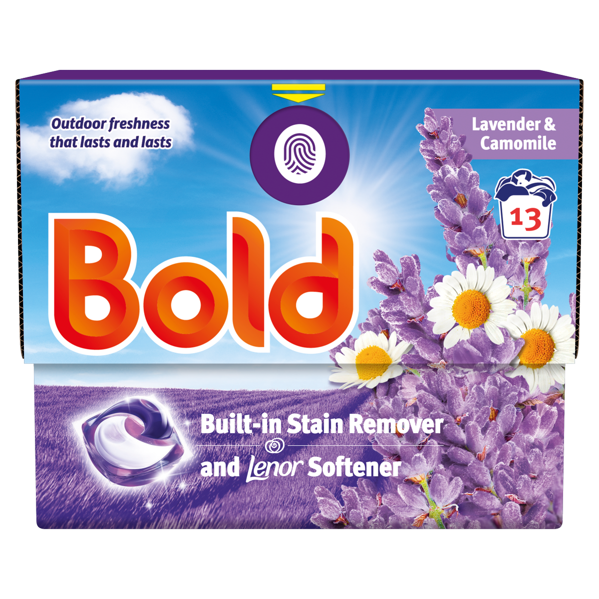 Bold PODS® Washing Liquid Capsules 13 Washes , Lavender & Camomile