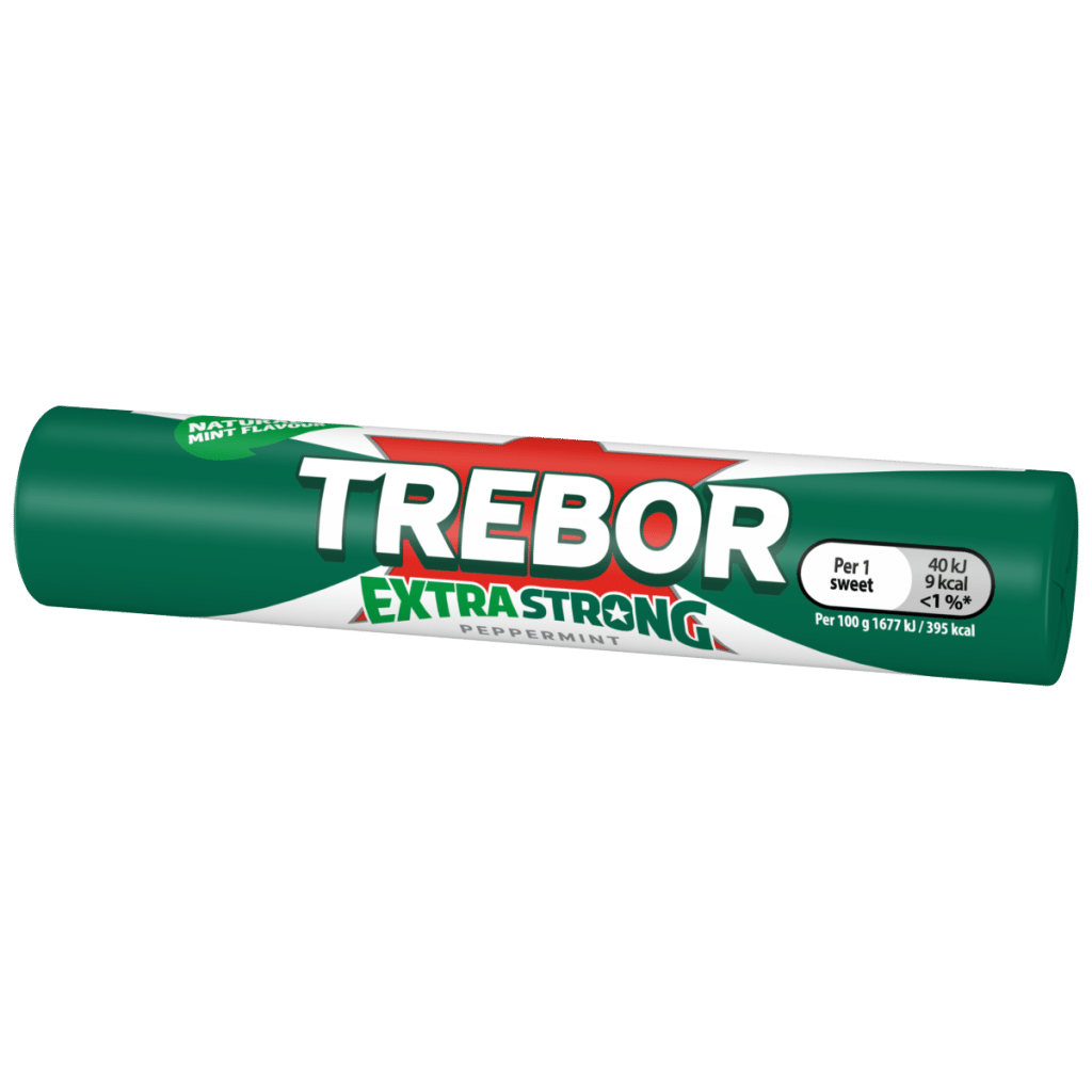 Trebor Extra Strong Peppermint Mints Roll 41.3g