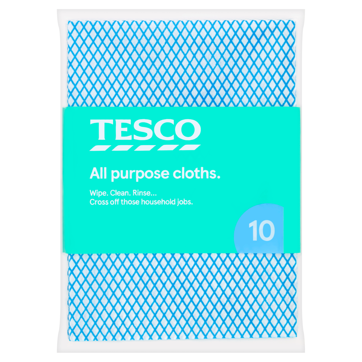 Tesco 10 All Purpose Cloths