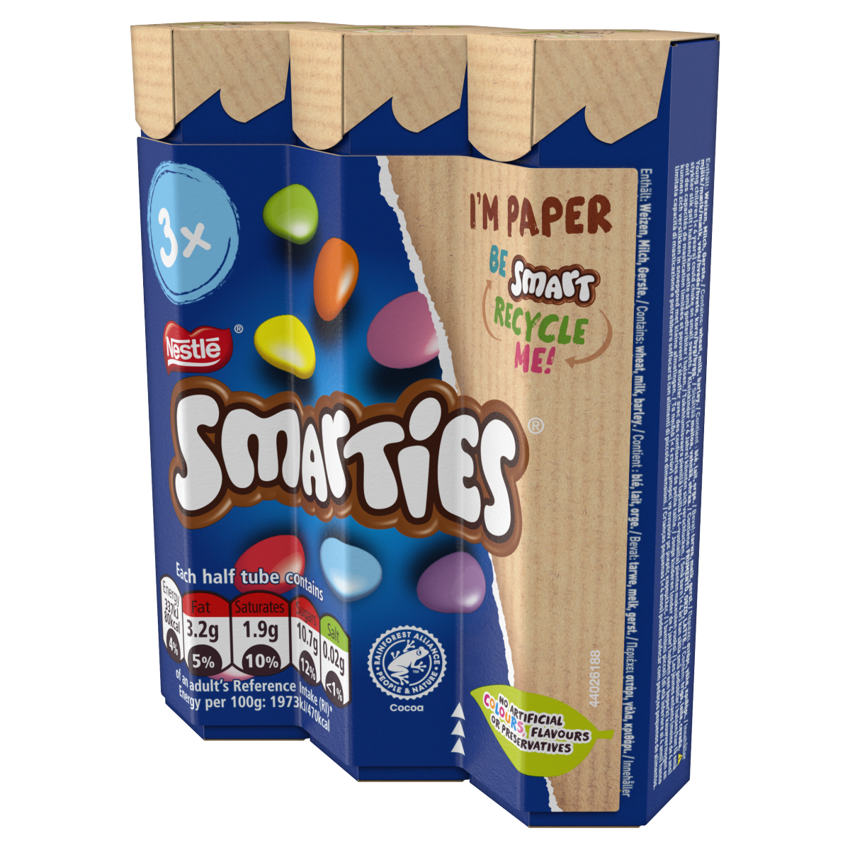 Smarties  3 x 34g (102g)