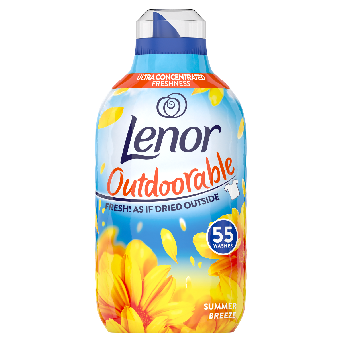 Lenor Outdoorable Fabric Conditioner Summer Breeze 55 Washes