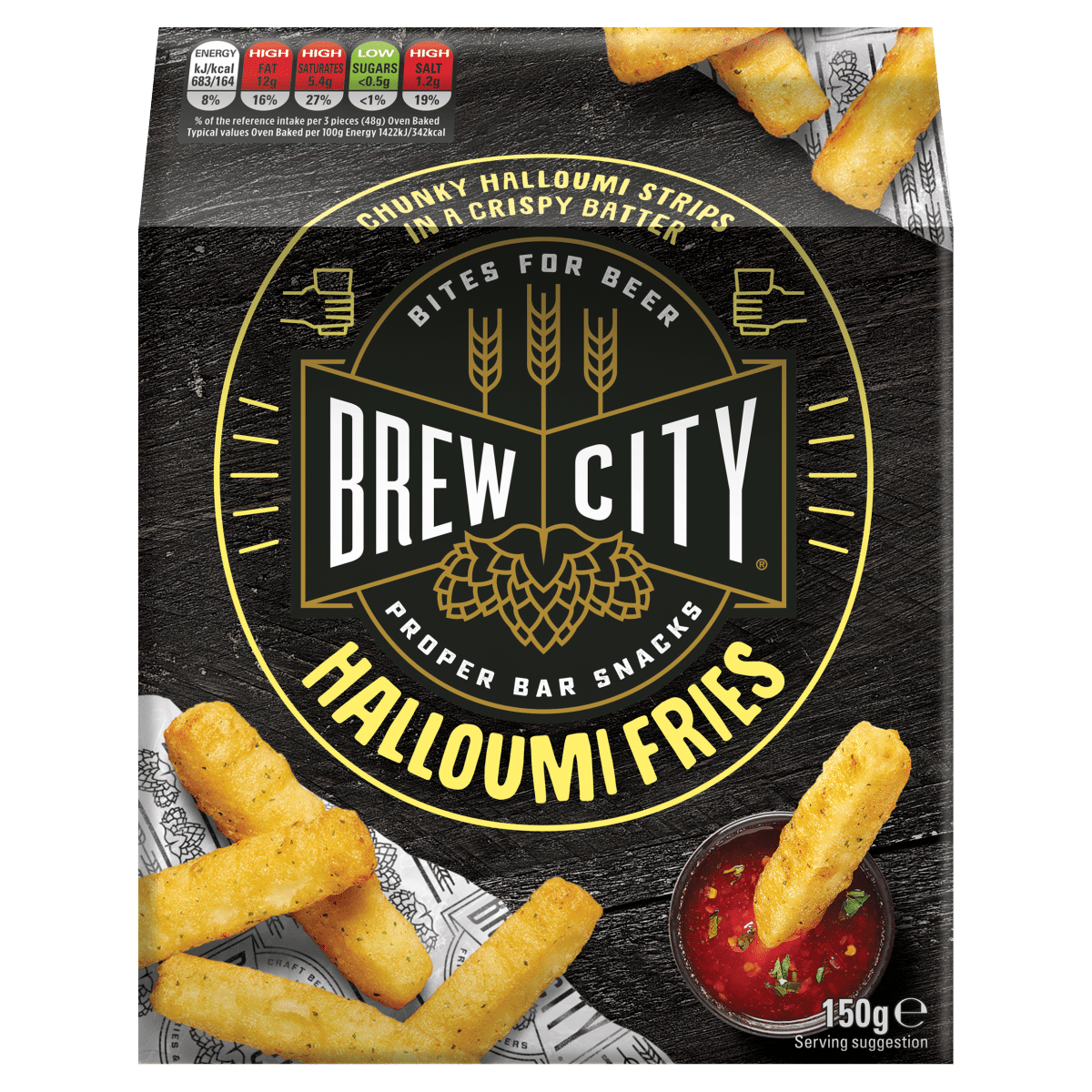 BREW CITY Halloumi Fries 150g