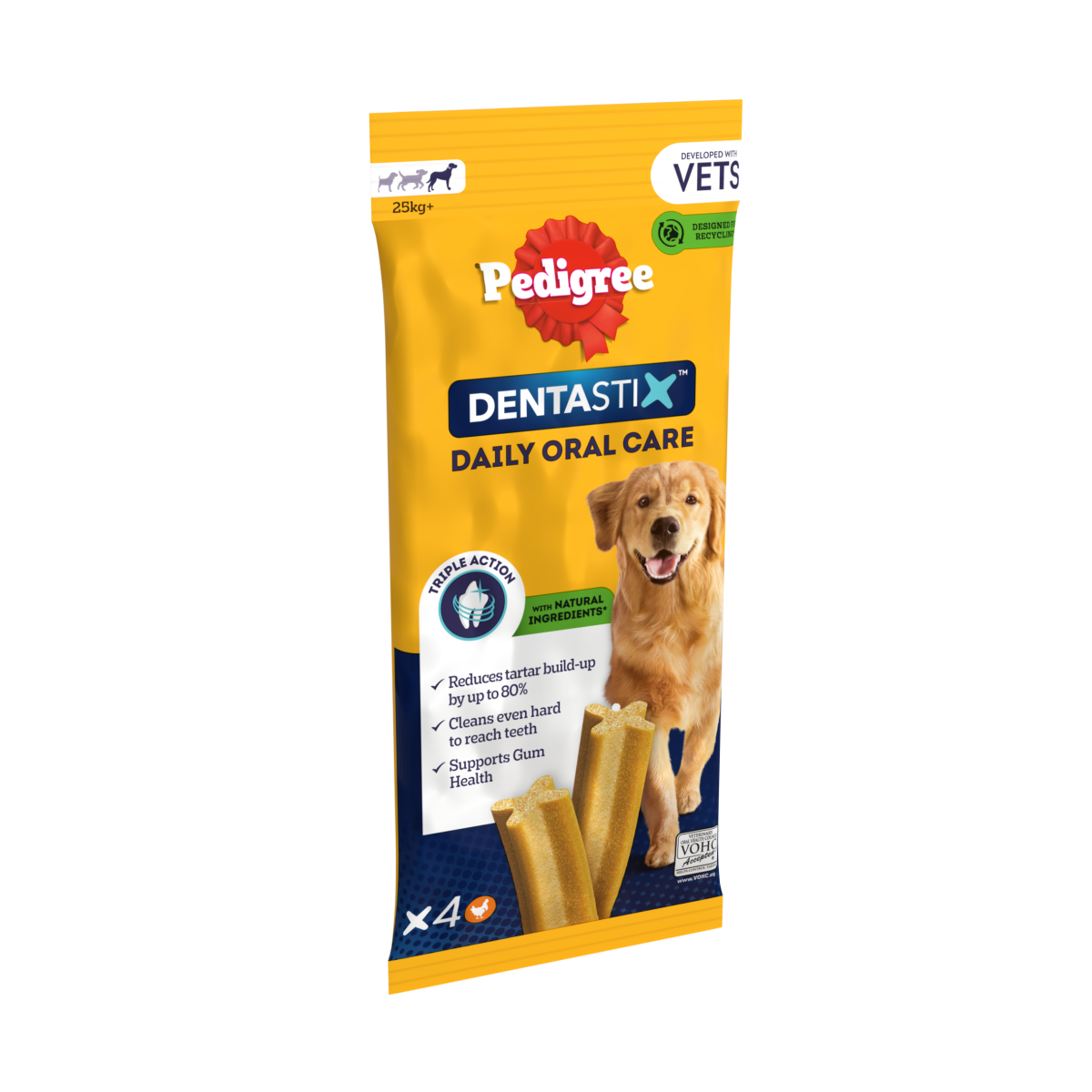 PEDIGREE® DENTASTIX™ Daily Dental Chews Large Dog Treat 4 Sticks